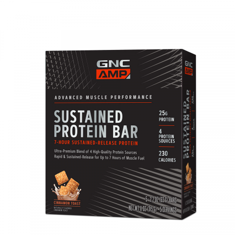 GNC AMP Sustained Protein Bar - Informed Choice