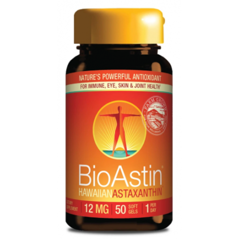 BioAstin Hawaiian Astaxanthin 12 mg Gelcaps