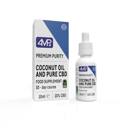 4mp - Coconut Oil and Pure CBD 10%