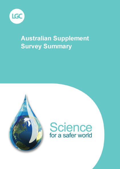 Australian Sports Supplement Survey - Informed Choice